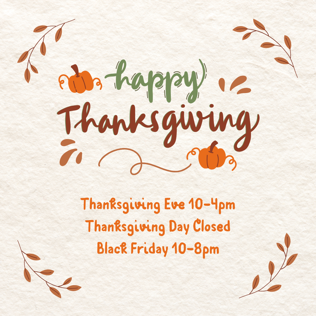 Thanksgiving Hours